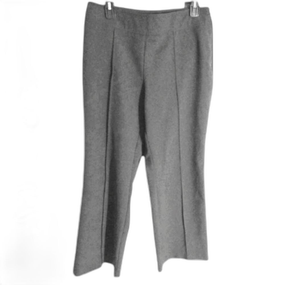 NY&C 7th Avenue Dark Gray Stretch Bootcut Trousers